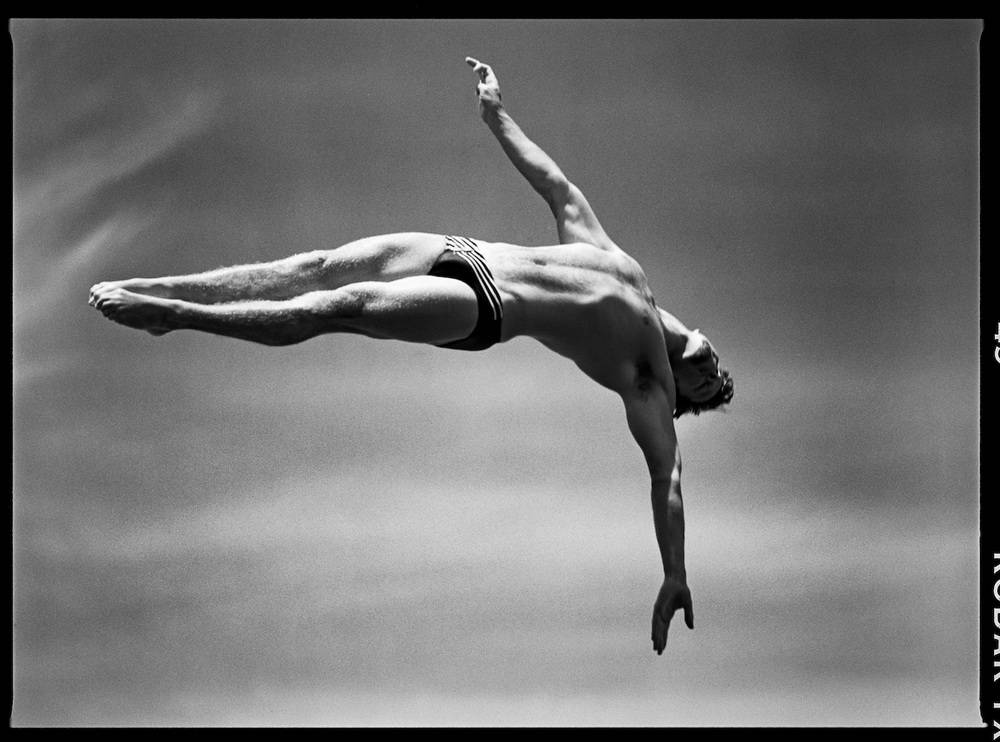 David Brunett, Men's Platform Diving #1, Fort Lauderdale, Florida, May 1996. Courtesy Anastasia Photo